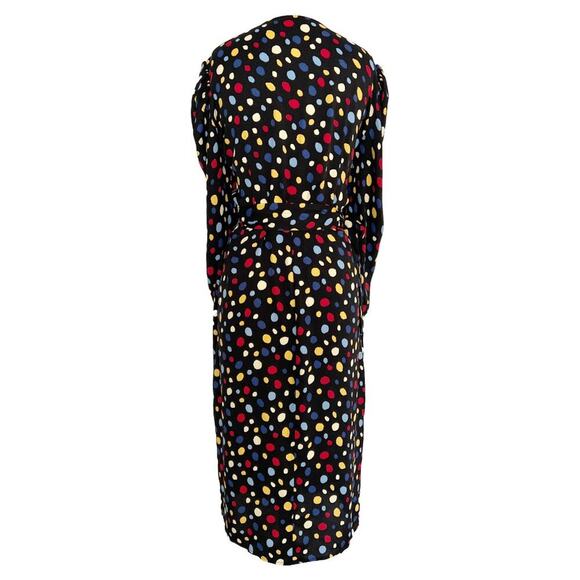 Reformation Jaylee Fiesta Polka Dot Wrap Dress Size XL - Picture 4 of 7